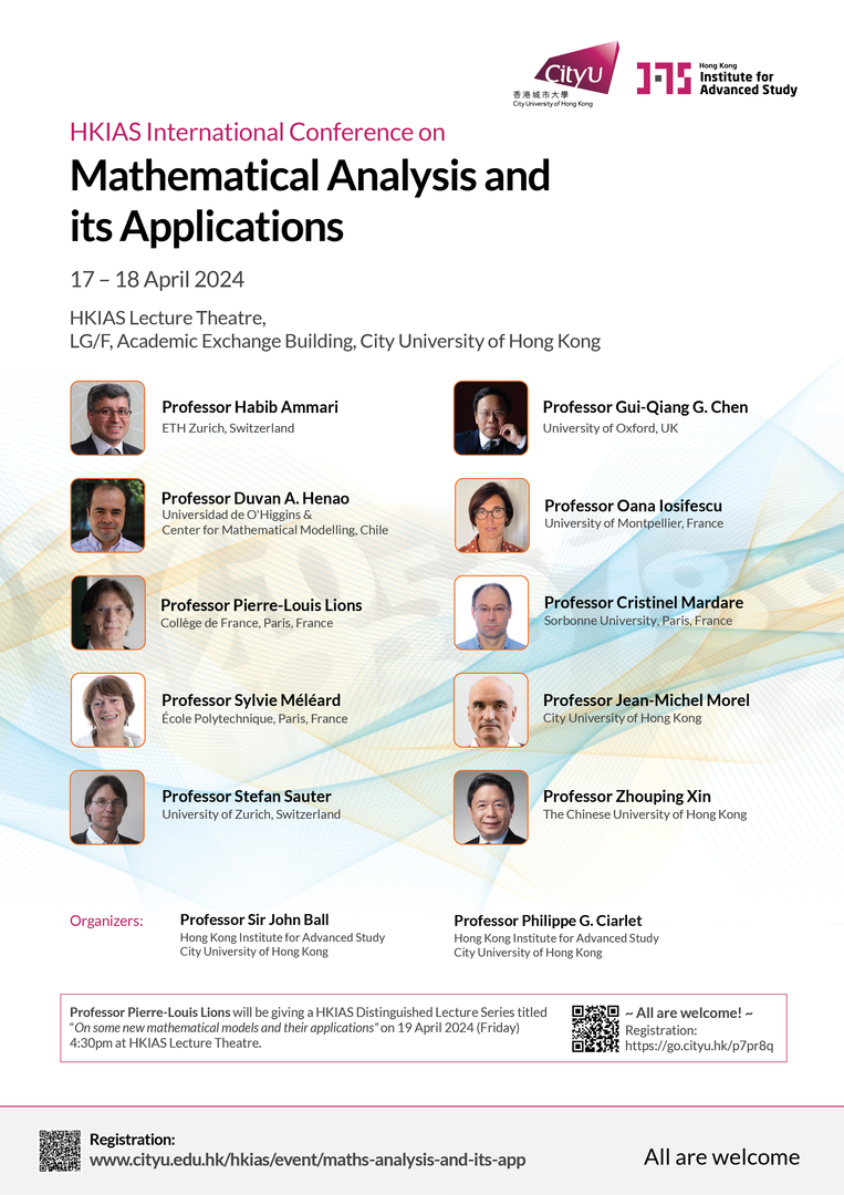 HKIAS International Conference on Mathematical Analysis and its Applications