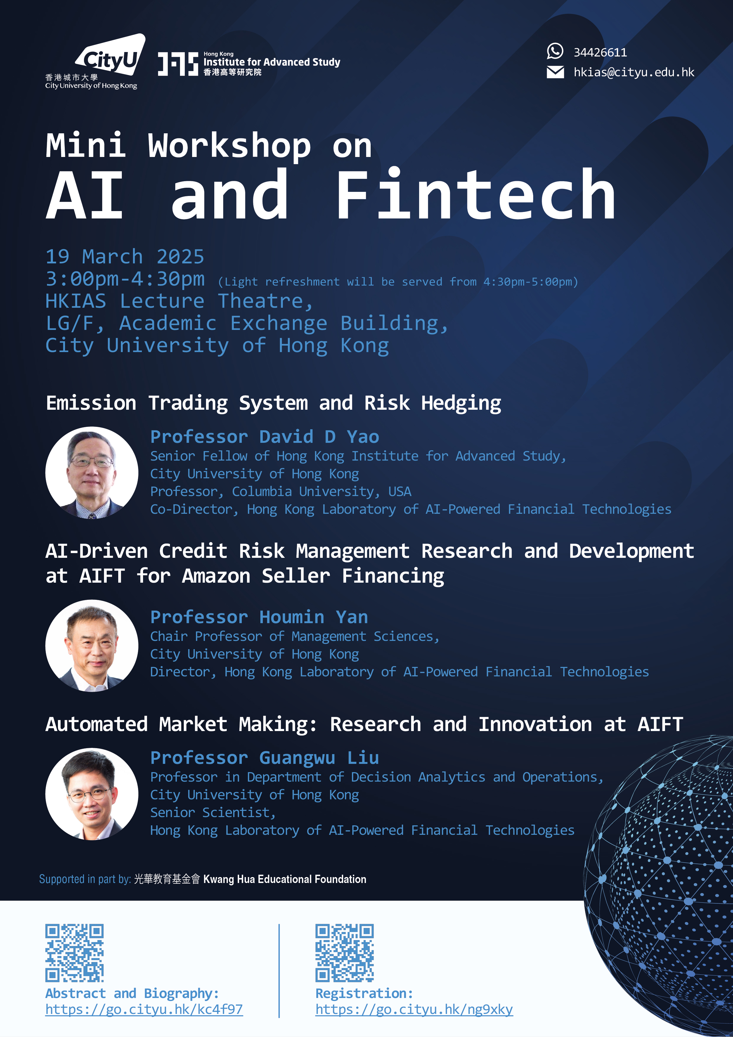 Mini Workshop on AI and Fintech 02-01