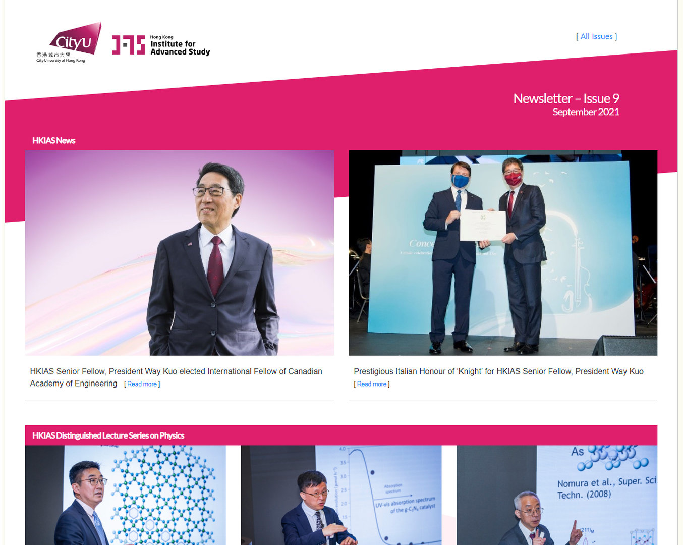 e-Newsletter cover image