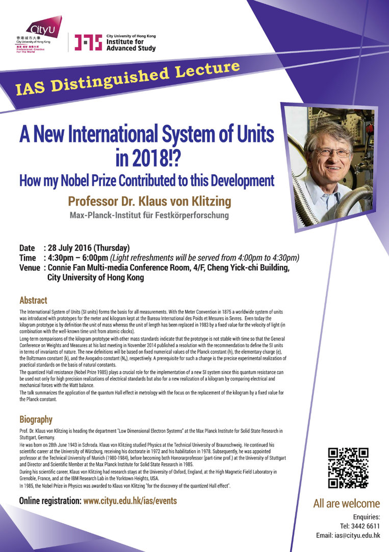 Professor Dr. Klaus von Klitzing