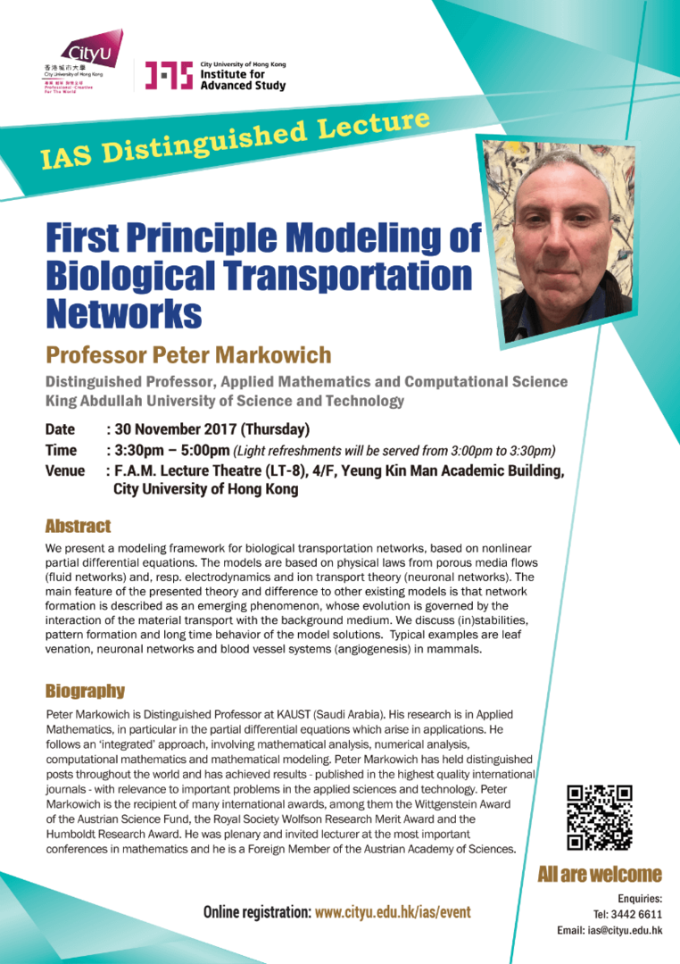 Professor Peter Markowich