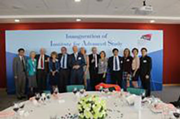 Two French Nobel Prize at the inauguration of the "Institute for Advanced Study" of the "City university of Hong Kong", Nov. 22, 2015